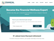 Tablet Screenshot of financialwellness.com